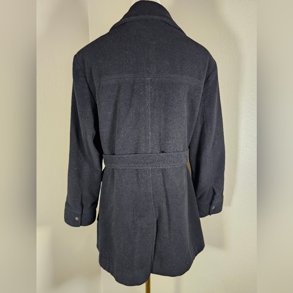 Talbots Petites Wool Cashmere Blend Winter Coat Size Medium - Picture 3 of 15